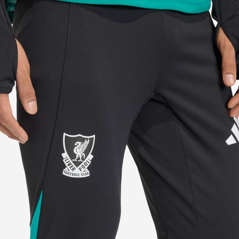 adidas Логотип Футбольного Клуба Ливерпуль Узкие Повседневные Брюки на Эластичной Талии Мужские Низ JV8998