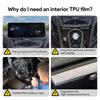 TPU Anti-Scratch Film for Acura RDX 2018-2024 Interior Protection Sticker