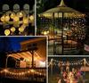 Outdoor Waterproof Twinkling Star Solar String Lights for Garden & Balcony Decoration - Holiday & New Year Lighting
