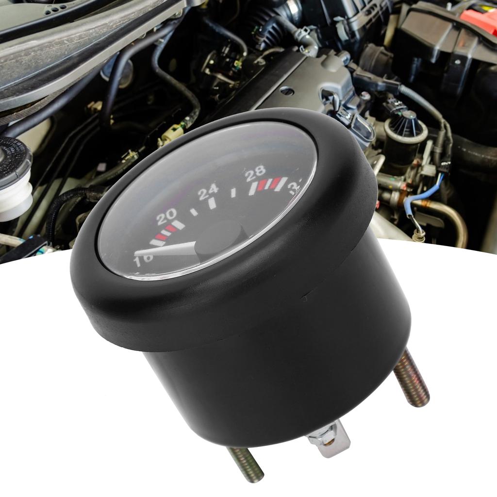 Battery Voltmeter Digital Pointer Unit Voltage Gauge Mechanical Manometer DC 24V VDG117