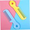 JOINPAYA 2-Pack Baby Comb, Toddler Hair Comb, Newborn Hair Comb, Round-Tooth Comb, Detangling Comb, Toddler Hair Brush (4 Combs X 2)