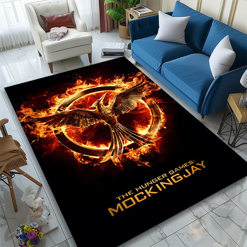 1pc Fire Emblem Symbol Printed Chair Rug for Home Office Use, Living Room Kitchen Game Room Area Carpet