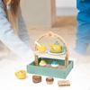 Afternoon Tea Party Tableware Color Matching Kitchen Play Set Wooden Food Toy for