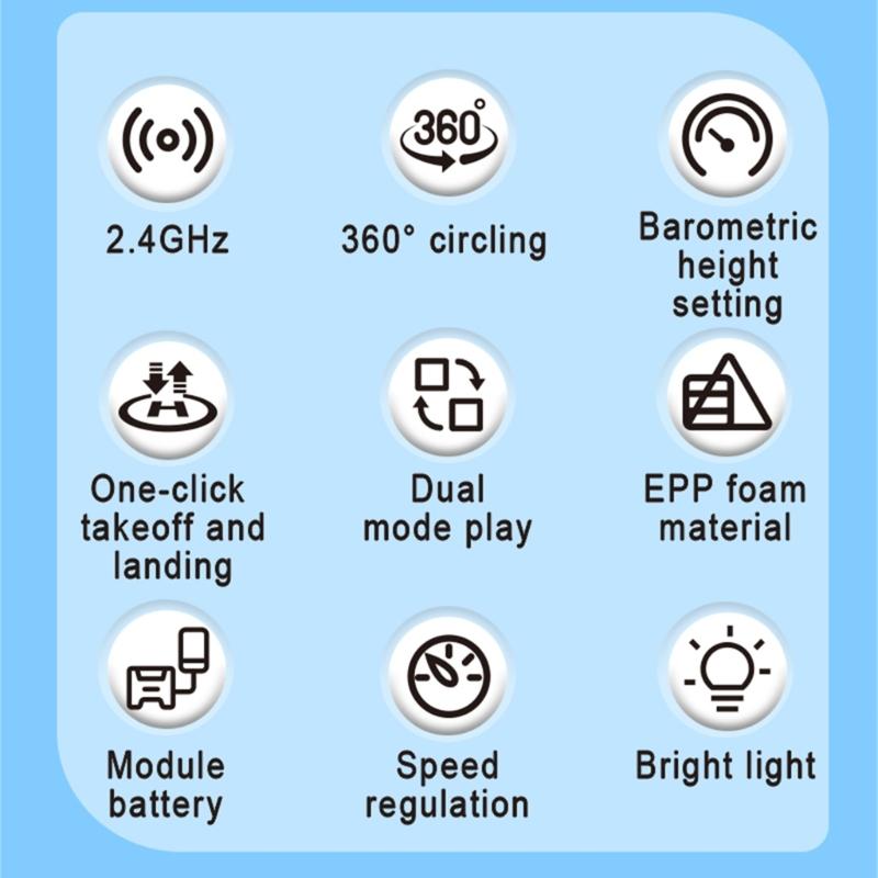 Easy to Fly Drones for Kids Easy to Fly Aircraft Toy for Boys and Girls Auto Hovering Aircraft Easy to Fly
