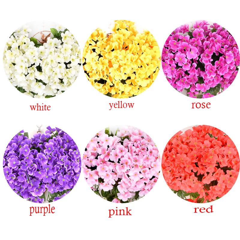 Искусственные поддельные висячие цветы Vine Plant Garland Home Garden Decor Outdoor