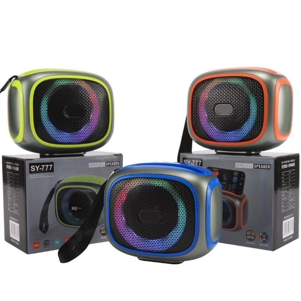 with Bass Wireless Phone Stand RGB Bluetooth Speaker Outdoor Computer Mobile Movies Speaker