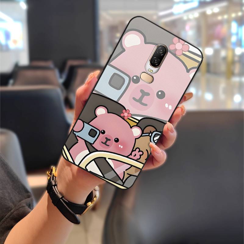 Чехол-накладка Soft case для OnePlus 6/1+6, модный дизайн "граффити", чехол для телефона, противоударный ТПУ, для пары, водонепроницаемый