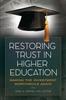 Книга Restoring Trust In Higher Education : Making the Investment Worthwhile Again