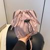 Purse Nylon Shoulder Bag Crossbody Bag Mobile Phone Bag Fashionable Drawstring Canvas Bag Outdoor