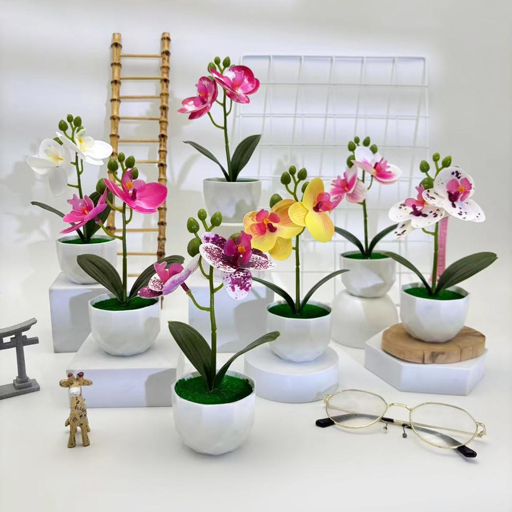 Butterfly Orchid Fake Flower Arrangement For Home Decoration And Event Use