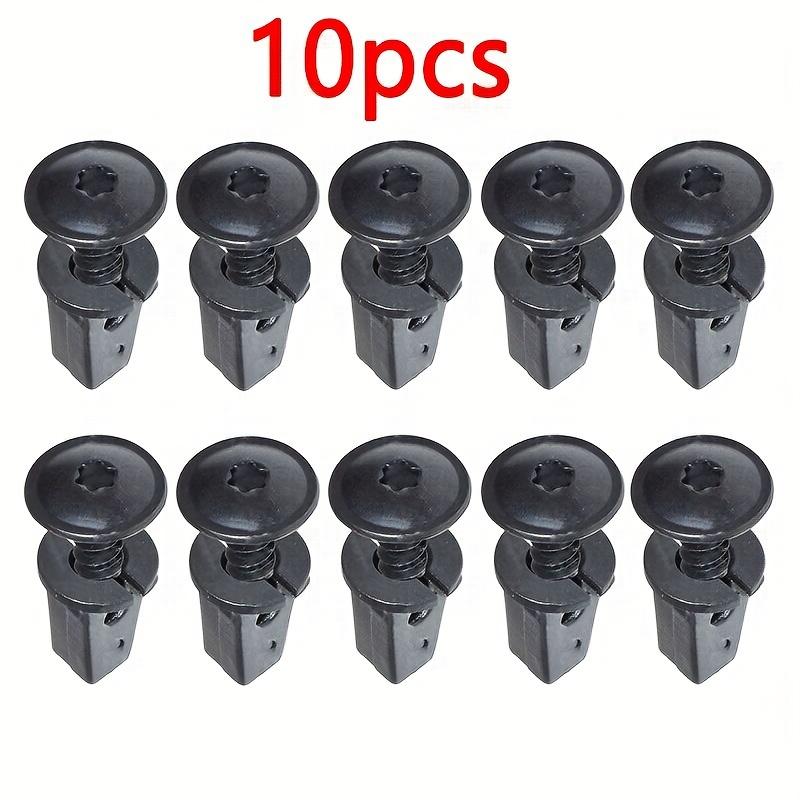 10 Pcs Engine Cover Undertray Splashguard Wheel Arch Torx Screw Retainer Fastener Clips Bolt Universal For VW