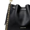 Michael Kors MK Mina Logo Snap Closure PU Shoulder Bag Large Women shoulder bag Black 35H3G4ML3I-BLACK