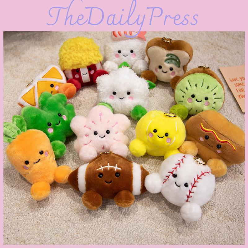 Plush Carrots Cartoon Fruit Vegetable Toy For Kids Play And Collectible Gift