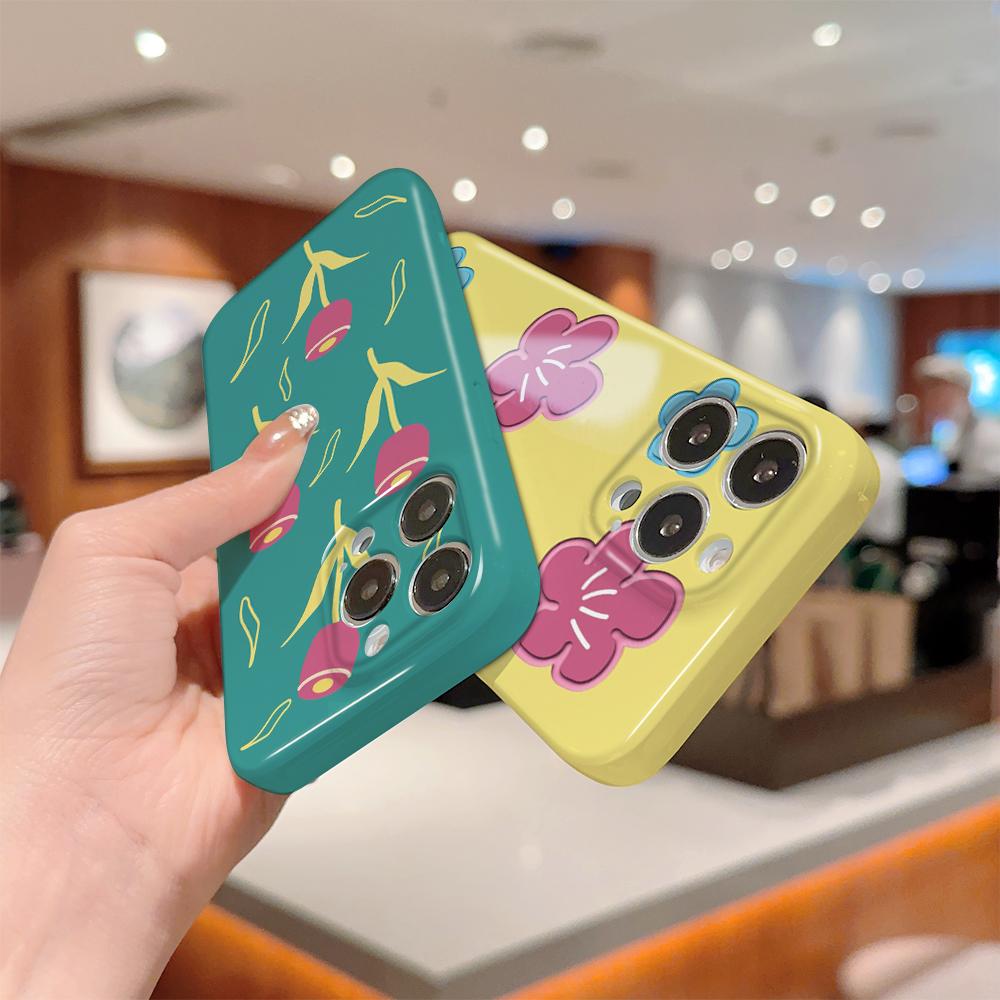 Универсальный чехол для телефона с пленкой, мультяшный модный дизайн, твердый корпус, полное покрытие камеры, противоударный защитный чехол для OPPO Realme OnePlus Infinix Tecno