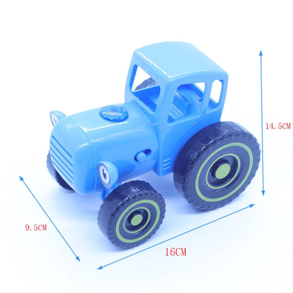 Синий фермер, синий трактор, мини-игрушки, тянущая проволока, модель автомобиля, новый маленький автомобиль для детей