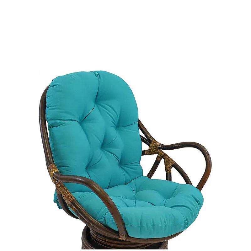 Вращающаяся подушка-качалка, моющаяся, коврик для сиденья домашней мебели, утолщенная подушка для стула, декор для дома на открытом воздухе - в комплект не входит кресло-качалка