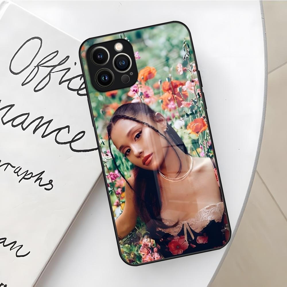 Чехол для телефона Арианы Гранде для Iphone 17 16 Air 15 14 12 11 13 Pro Max Mini X Xr Xs Se Стеклянный чехол Puls