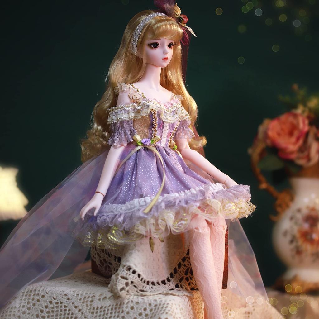 ICY Fortune Days Масштабная кукла BJD Fashion Style Series 34 подвижных механических сустава, игрушки для тела и подарки для взрослых и детей в возрасте от 1/3 до 6+ (Анна)