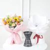 Plastic Flower Bouquet Base Quick Wrap Flower Base Bouquet Wrapping  for Flowers Store Party Shop