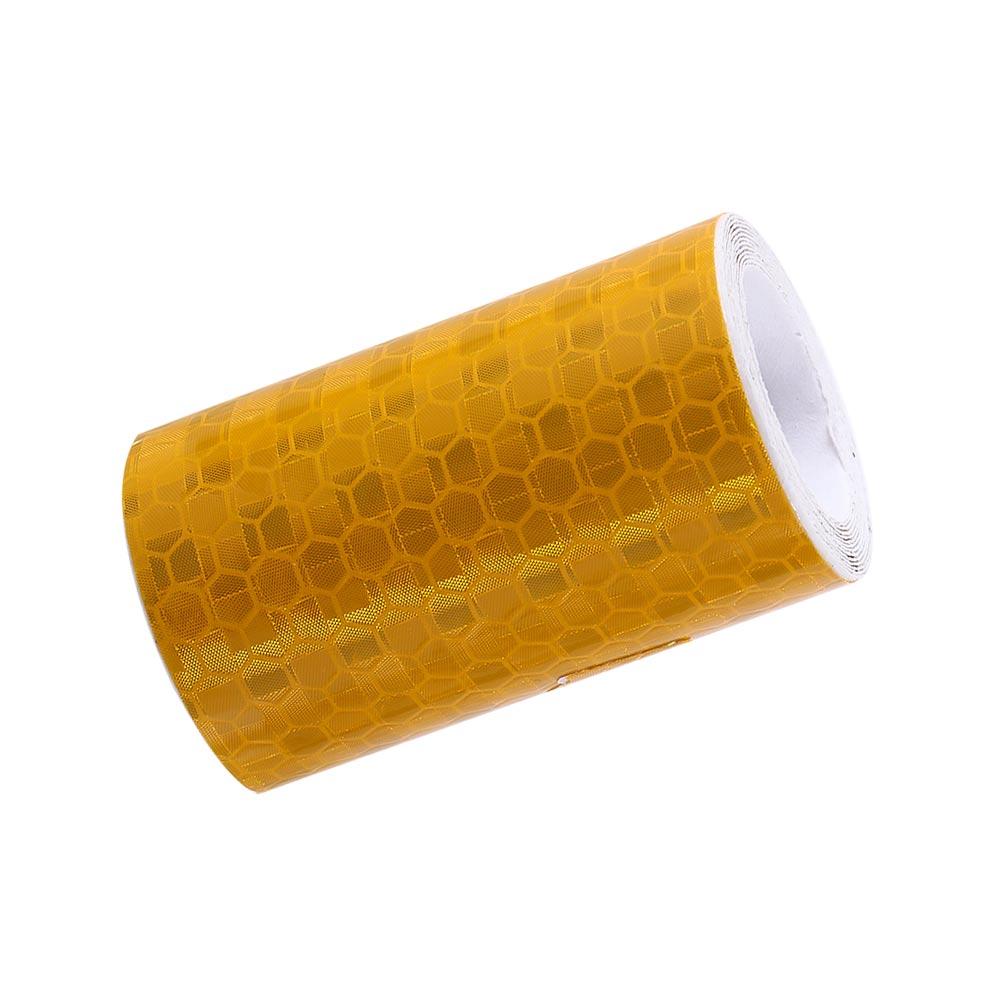 Sticker 5*100cm Safety Warning Tape Self Adhesive Reflective Strip Sticker Motorcycle Film