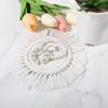 Macrame Boho Coasters Set of 2,Ymapinc Cloth Woven Cute Cup Coasters for Office Desk,Drinks, Coaster Set for Coffee Table,Desk,Kitchen, Dining