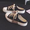 2024 Summer Women's Canvas Slip-On Low-Top Biscuit Half-Slippers