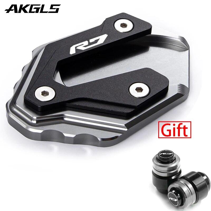 Для YAMAHA R7 YZF-R7 YZF R7 R 7 2022 2023 боковой кронштейн, удлинитель, кронштейн, пластина для увеличения и крышка воздушного клапана шины
