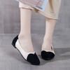 Модная женская обувь Зеленые женские балетки Круглый носок Кожа Повседневные Слипоны Y2k Молодежный Шик и Элегантность Акция для Отпуска Социальные