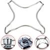 16.5cm Chrome Stove Top Coffee Maker Moka Trivet Pot Stand Holder Gas Cooker Hob