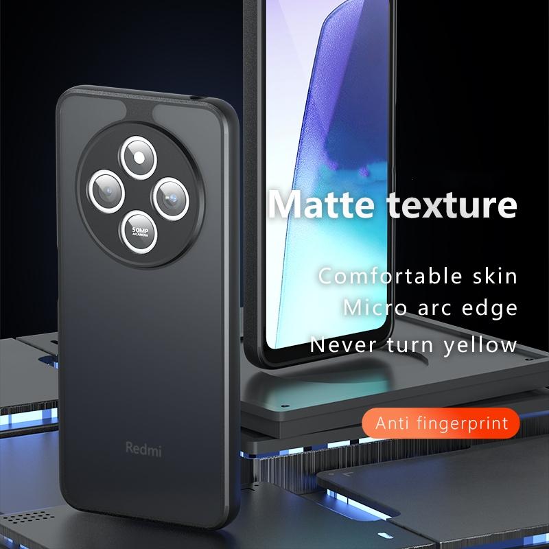 For Xiaomi Poco C75 Case Cover Poco C75 Capa New Shockproof Phone Bumper Back Matte Frosted Transparent For Fundas Poco C75 C 75