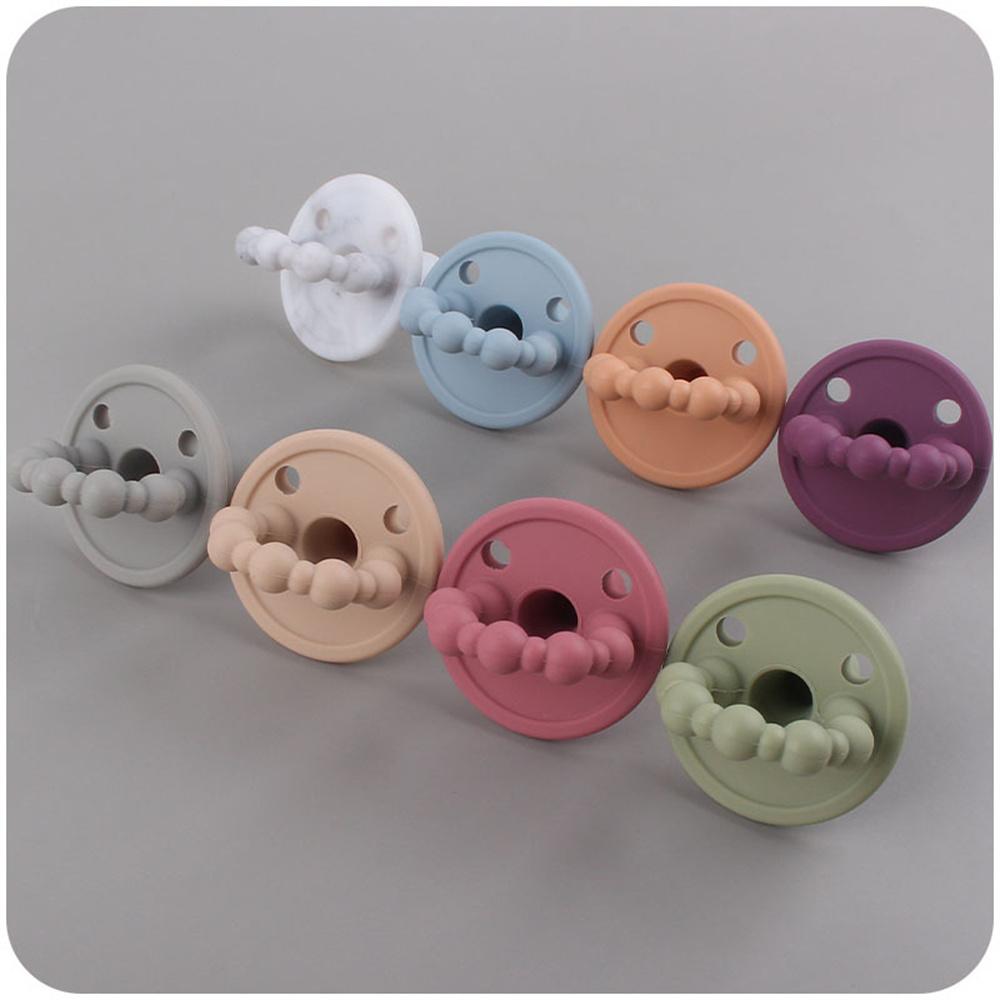 Soft Silicone Soothing Baby Pacifier Portable Newborn Boys Girls Sleep Soothie Bite Nipple Nursing Teether Infant Supplies