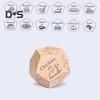 1/4/5 шт. игральные кости для принятия решений на свидании, 6/12-гранные, портативные деревянные игральные кости для взрослых пар, День святого Валентина, годовщина, девушка, парень, муж, жена