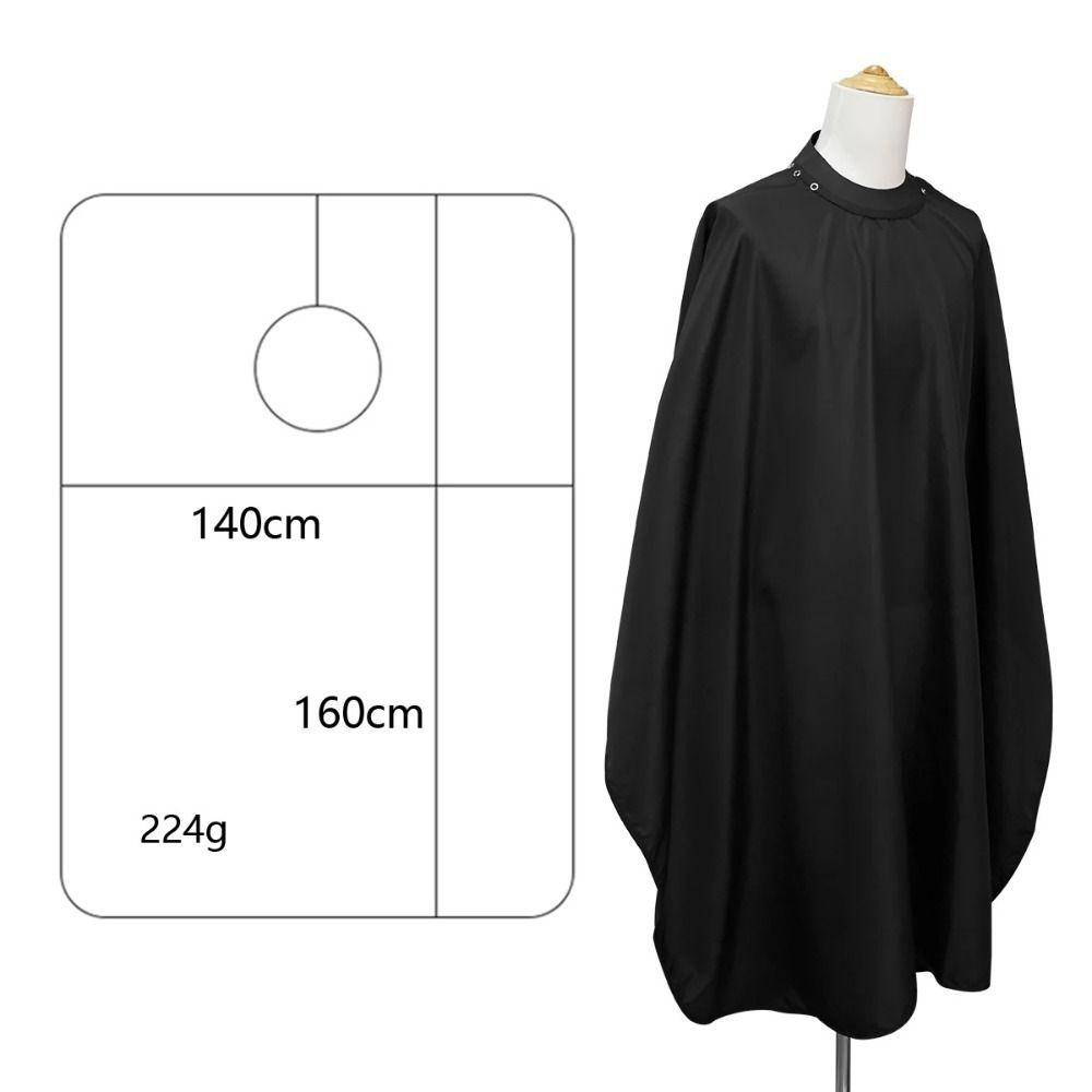 Силиконовая накидка для стрижки с воротником, застежка, водонепроницаемый парикмахерский плащ, парикмахерский халат, аксессуары для парикмахерской, инструменты