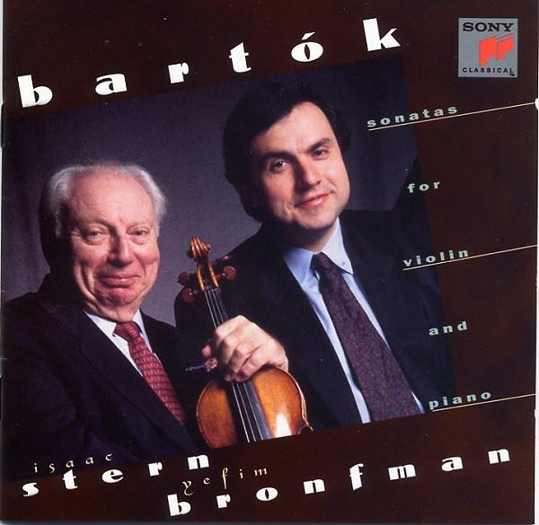 CD БАРТОК, СТЕРН; БРОНФМАН - Сонаты для скрипки и фортепиано SK69245 Sony Classical 1997 США Классика Б/У