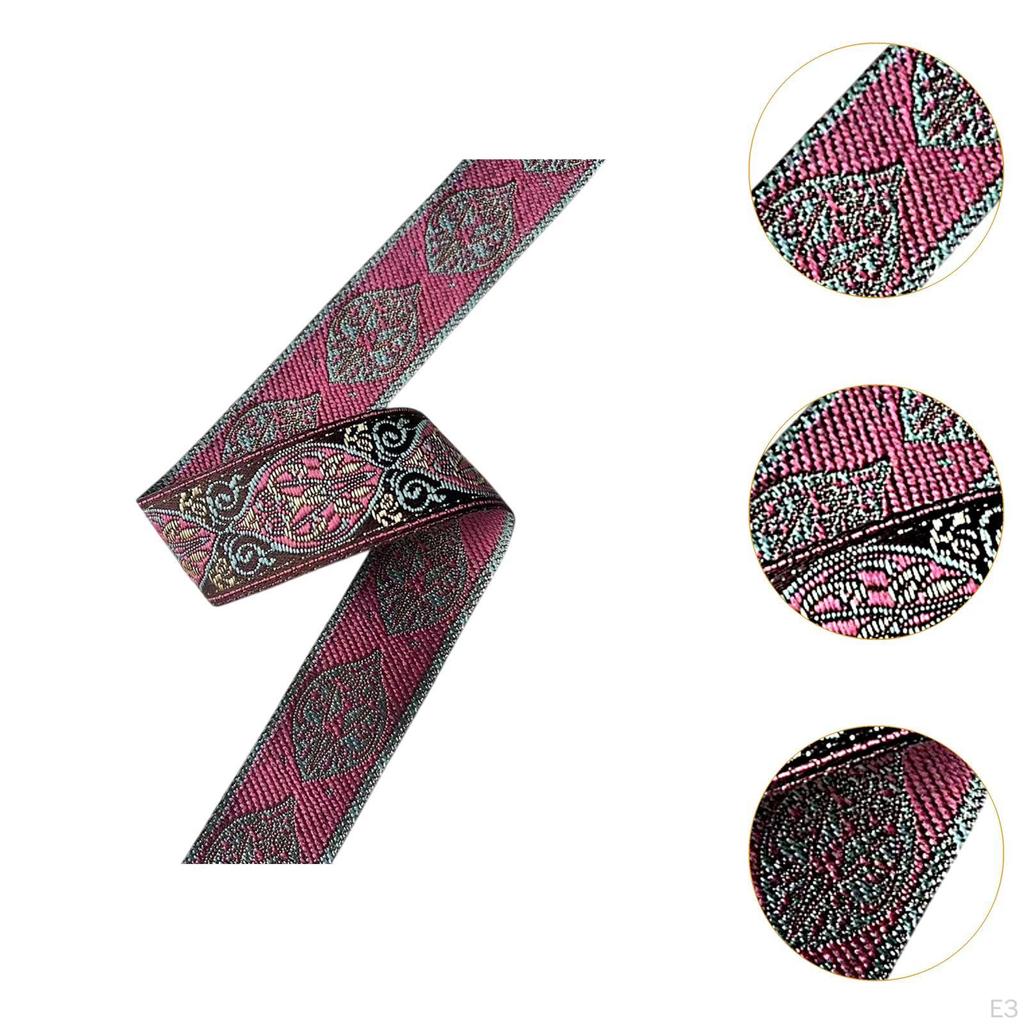 Жаккардовая отделка, материалы для рукоделия, этническая ткань, вышитая отделка