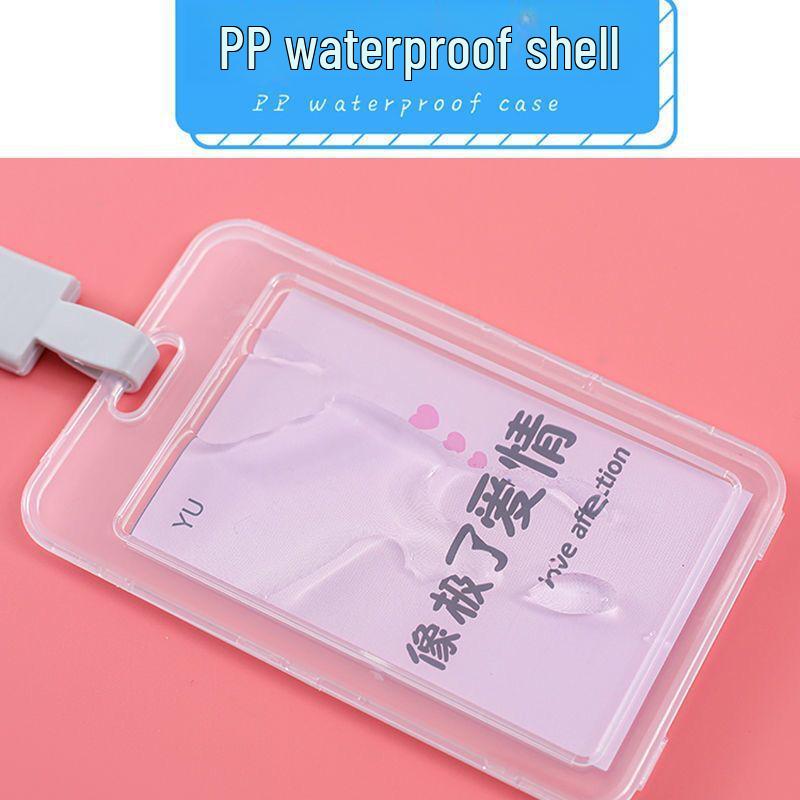 Прозрачный откидной держатель для студенческого билета, проездного, банковской карты и пропуска