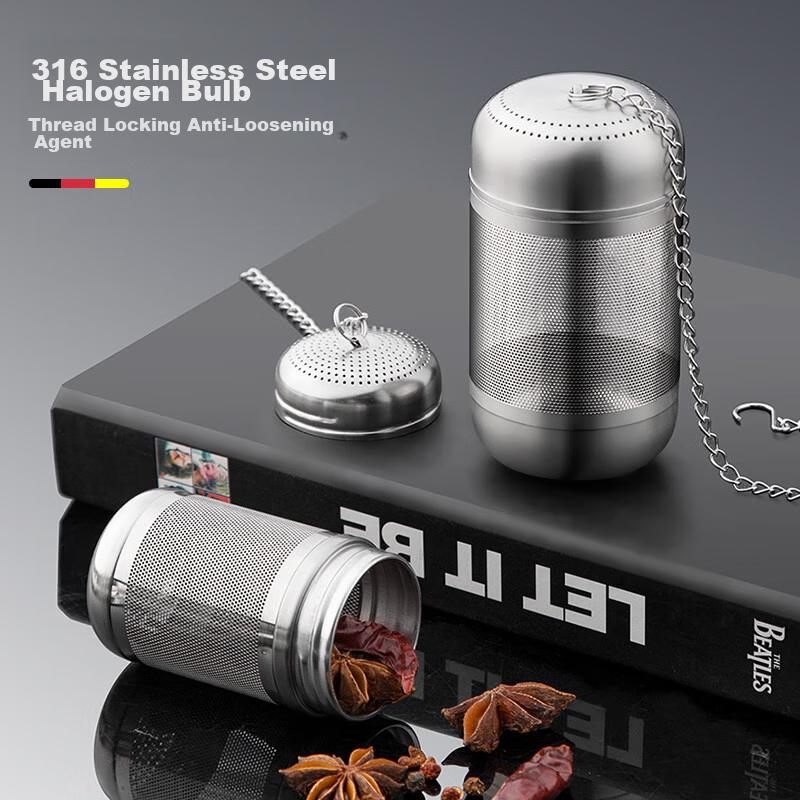 Newair 316 Stainless Steel Seasoning Ball Bag, Household Strainer, Large Spice Rack, Braising Pot, Soup Pot, Stew Pot, Condiment Container