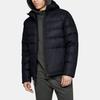 Under Armour Sportstyle Training Hooded Down Jacket Men Outerwear Black 1342693-001