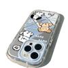 Cute Puppy Suitable for Apple 14 Mobile Phone Case Fun Niche Iphone16promax Women 11 Mirror 15plus