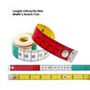1.5 Meter Tear Resistant Measuring Tape Colorful Snap Markers Soft Tape Measure For Precisions In Tight Space