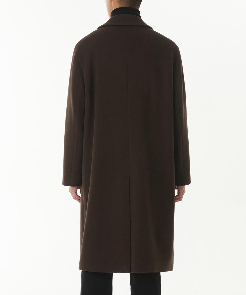 Musinsa Standard Cashmere Blend Oversized Double Coat [Baroque Brown]