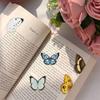 5 Pcs Colourful Butterfly Bookmarks Cute Magnetic Bookmark Double Sided Magnetic Page Markers Page Clip Buckles for Book Lover