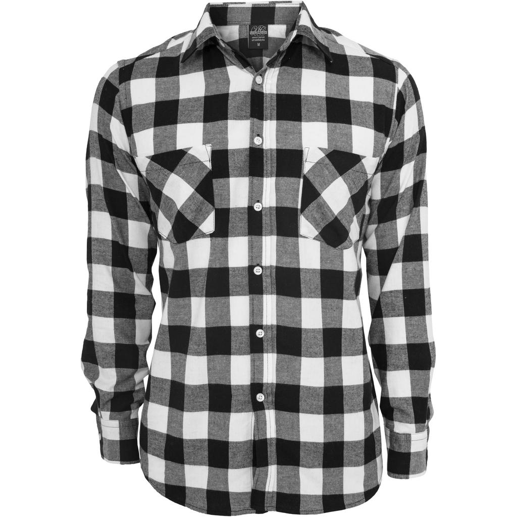 Urban Classics Mens Checked Flannel Shirt