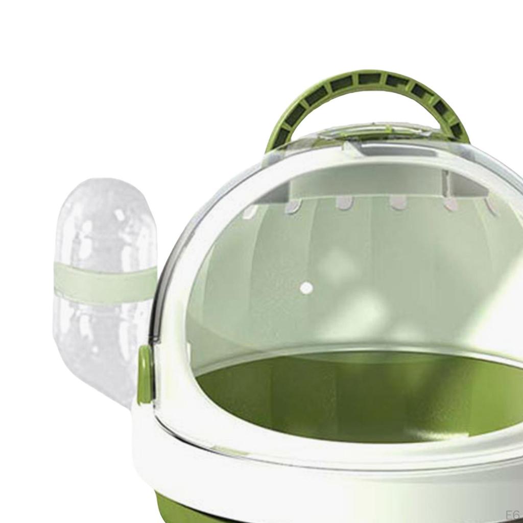 2 упаковки переносного футляра для хомяка, клетка для бега домашних животных с бутылкой воды, большая сумка для переноски мелких животных