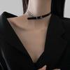 Кожаное колье-цепь в темном стиле, с личностью, модное, с темпераментом, чокер, нишевое, легкая роскошь, новое колье для женщин