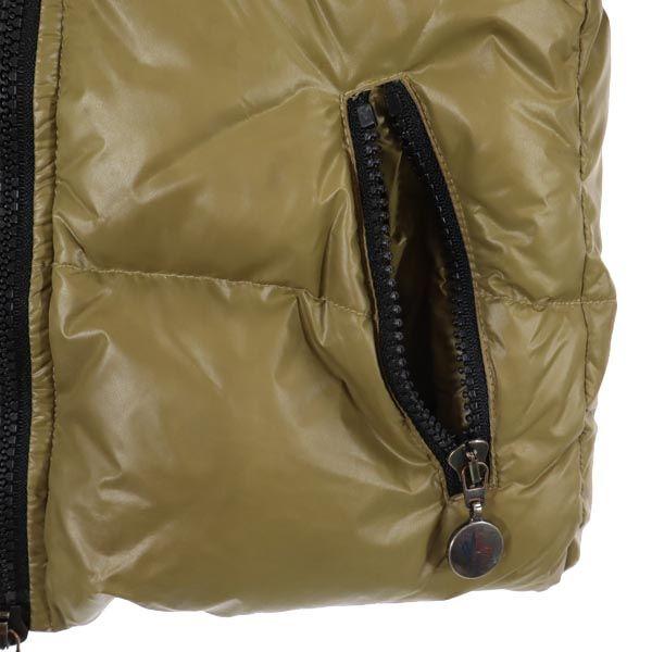 Moncler Пуховик с капюшоном 6A Коричневый Детский Б/У