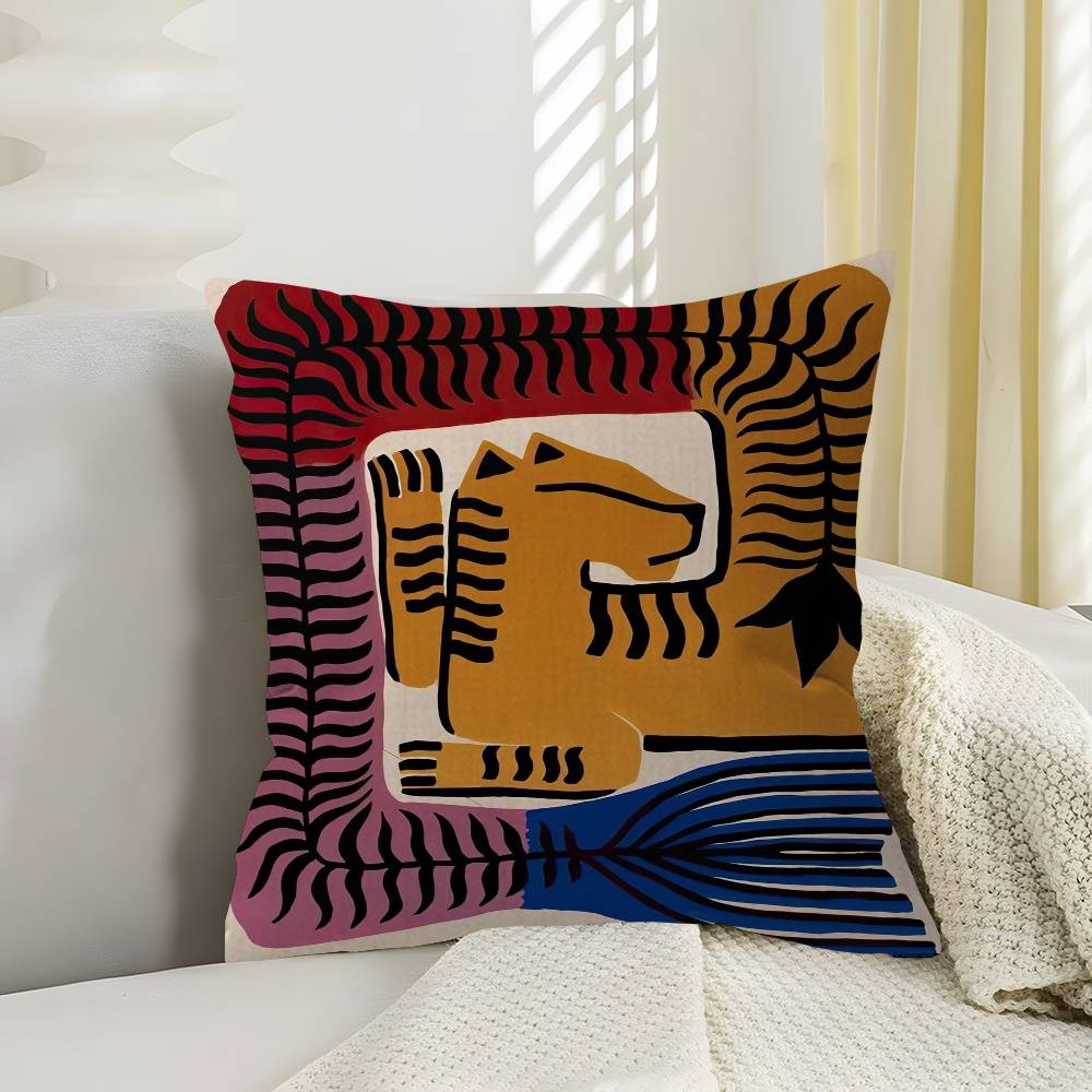 Ancient Egypt Colorful Abstract Nordic Cushion Cover Pillow Cover Decor Pillowcase Printed Cushion Case For Couch