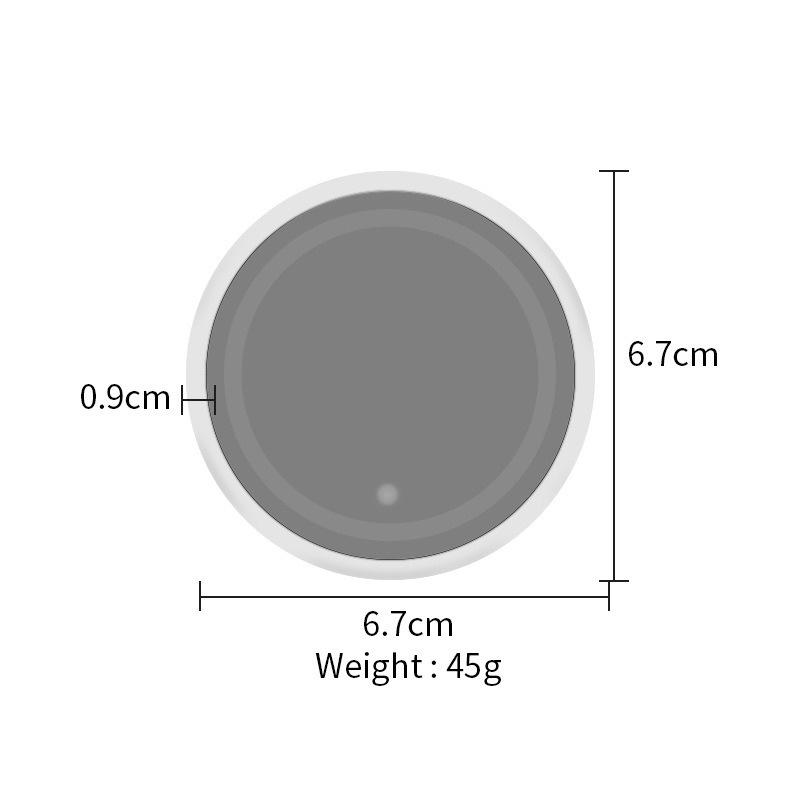 JKFB8 2Pcs Car Luminous Coasters Water Cup Mat Holder Car-Styling For Skoda Octavia 2 3 A5 A7 A8 Fabia Karoq Superb Rapid Kamiq Scala