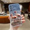 UP29 Flamingos Pink bird flower Transparent Phone Case for Motorola Moto G7 G8 G9 G84 G85 G73 G24 G15 Z2 Play Power Plus