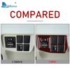 Настоящее мягкое углеродное волокно для Toyota Prius 2010 2011 Аксессуары Декоративные накладки на салон Кнопка переключателя бокового зеркала фар автомобиля Наклейка